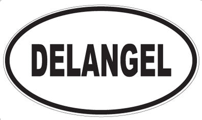 DELANGEL - Oval Sticker