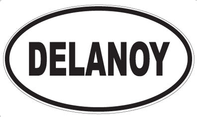 DELANOY - Oval Sticker