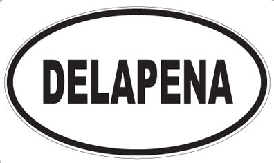 DELAPENA - Oval Sticker