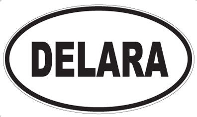 DELARA - Oval Sticker