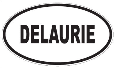 DELAURIE - Oval Sticker