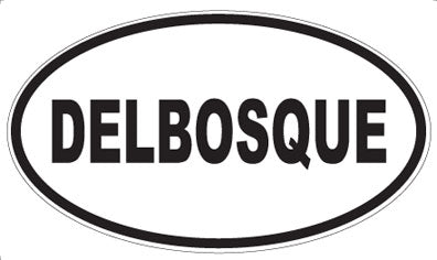 DELBOSQUE - Oval Sticker