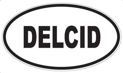 DELCID - Oval Sticker