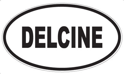 DELCINE - Oval Sticker