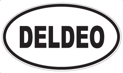 DELDEO - Oval Sticker
