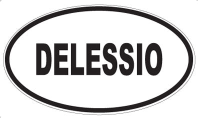 DELESSIO - Oval Sticker