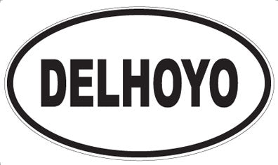 DELHOYO - Oval Sticker