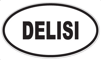 DELISI - Oval Sticker