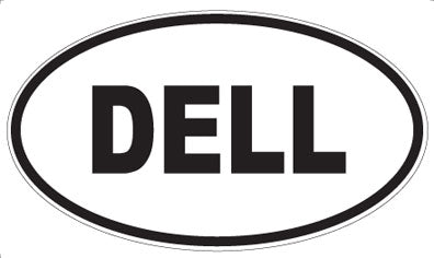 DELL - Oval Sticker