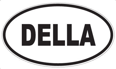 DELLA - Oval Sticker
