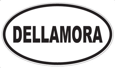 DELLAMORA - Oval Sticker