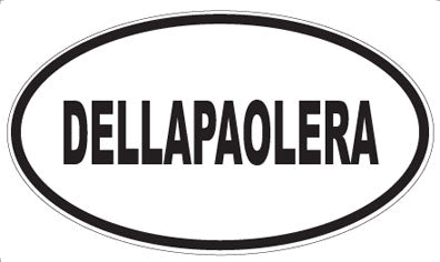 DELLAPAOLERA - Oval Sticker