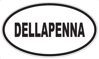 DELLAPENNA - Oval Sticker