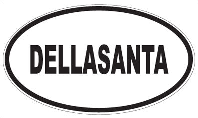DELLASANTA - Oval Sticker