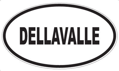 DELLAVALLE - Oval Sticker