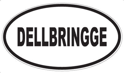 DELLBRINGGE - Oval Sticker