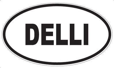 DELLI - Oval Sticker