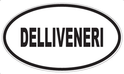 DELLIVENERI - Oval Sticker