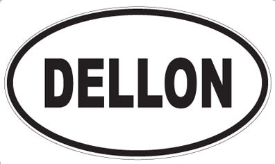 DELLON - Oval Sticker