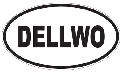 DELLWO - Oval Sticker