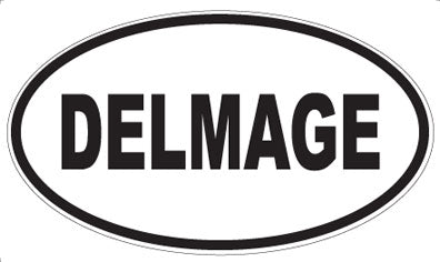 DELMAGE - Oval Magnet