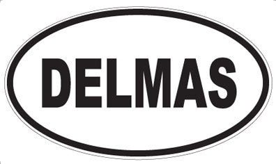 DELMAS - Oval Sticker