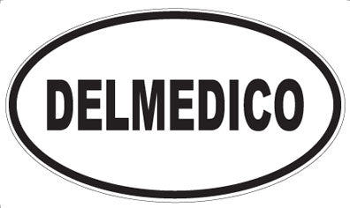 DELMEDICO - Oval Sticker