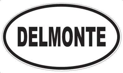 DELMONTE - Oval Sticker