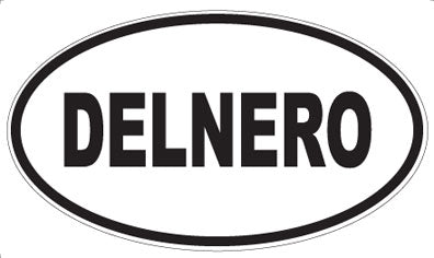 DELNERO - Oval Sticker