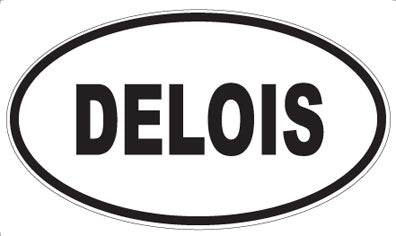 DELOIS - Oval Sticker