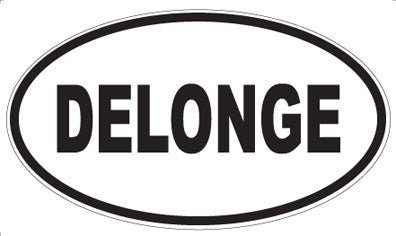 DELONGE - Oval Sticker