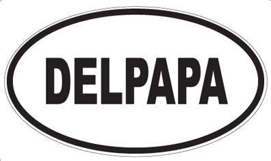 DELPAPA - Oval Sticker