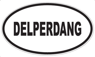 DELPERDANG - Oval Magnet