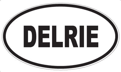 DELRIE - Oval Sticker