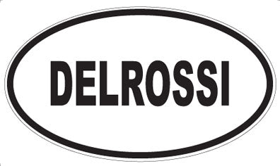 DELROSSI - Oval Sticker