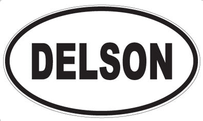 DELSON - Oval Sticker