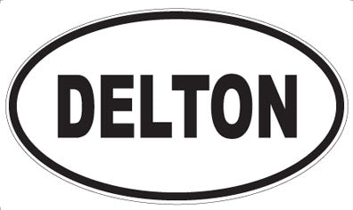 DELTON - Oval Sticker
