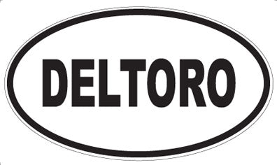 DELTORO - Oval Sticker