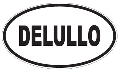 DELULLO - Oval Sticker