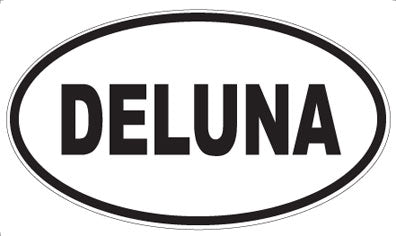 DELUNA - Oval Sticker