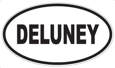 DELUNEY - Oval Magnet