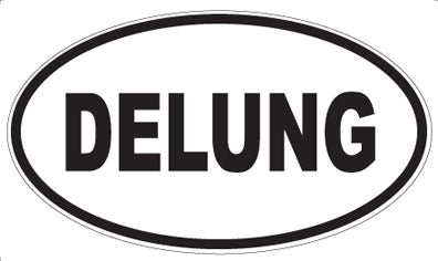 DELUNG - Oval Sticker