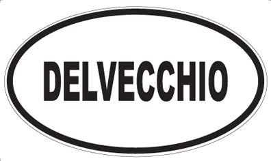 DELVECCHIO - Oval Sticker