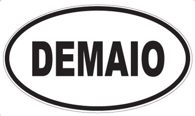 DEMAIO - Oval Sticker