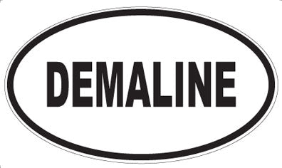 DEMALINE - Oval Sticker
