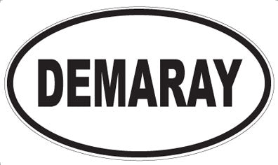 DEMARAY - Oval Sticker