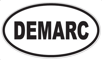 DEMARC - Oval Sticker