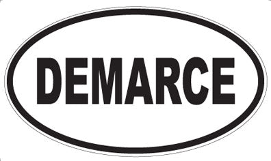 DEMARCE - Oval Sticker