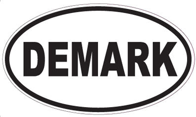 DEMARK - Oval Sticker