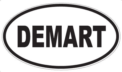 DEMART - Oval Sticker